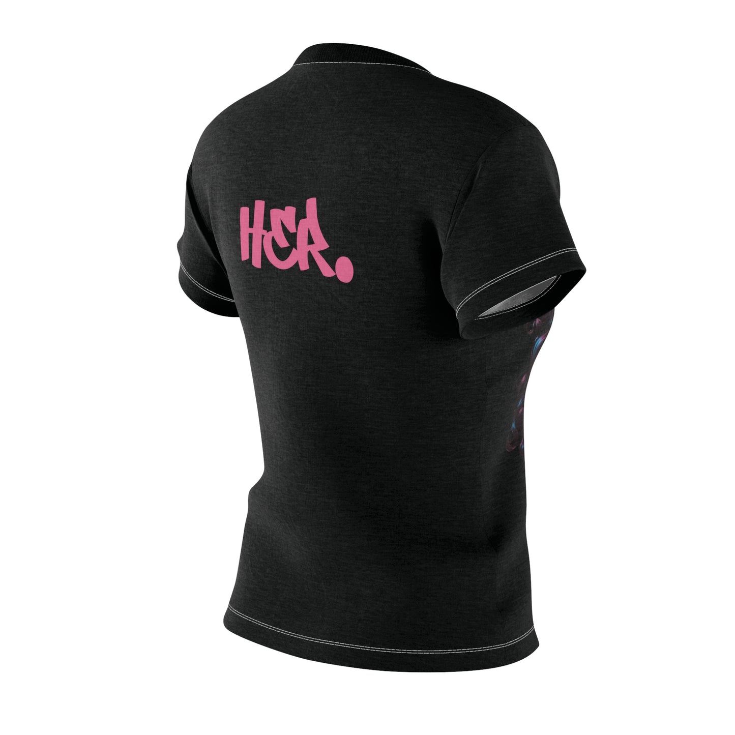 I AM HER Graphic Tee, Women's Cut & Sew T-Shirt, Self-Confidence Shirt, Gift for Her, Fashionable Casual Wear