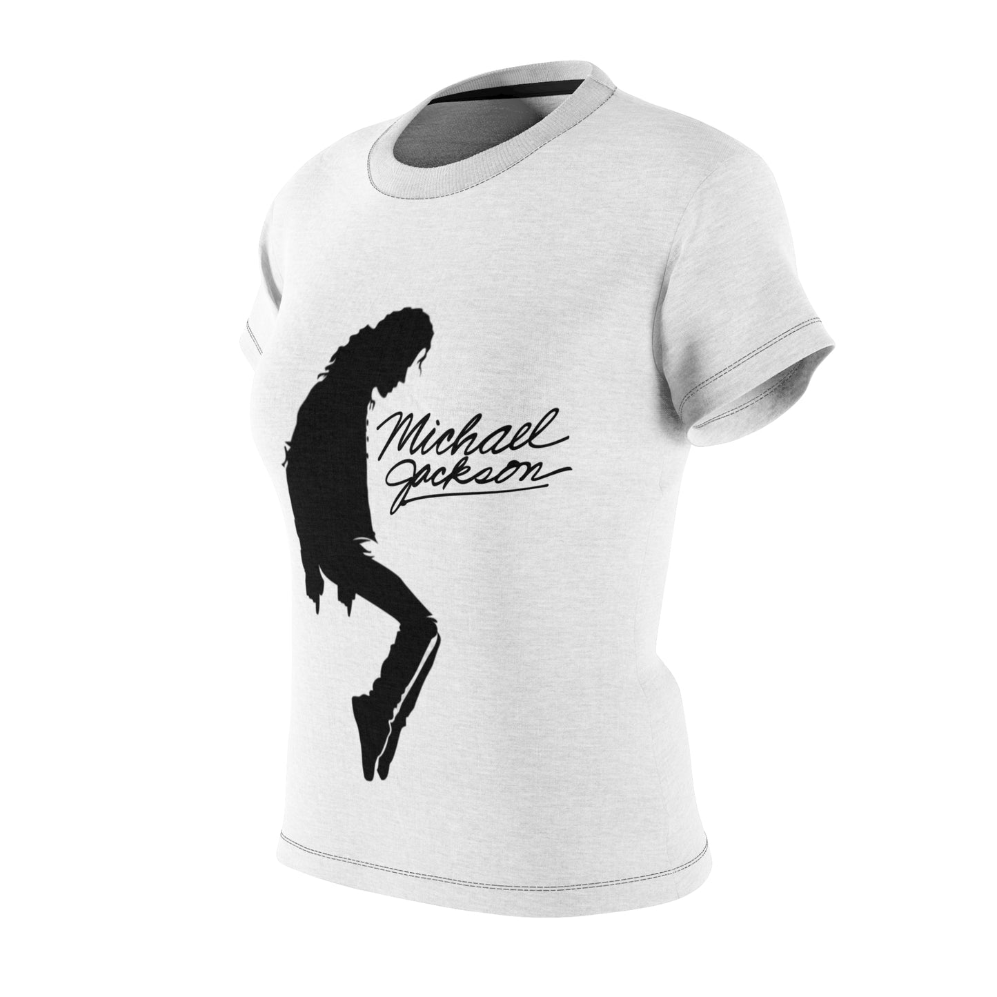 MJ FOREVER Women's Graphic Tee - Retro Music Shirt, AOP Tee, Music Lover Gift, Concert Attire, Vintage Style