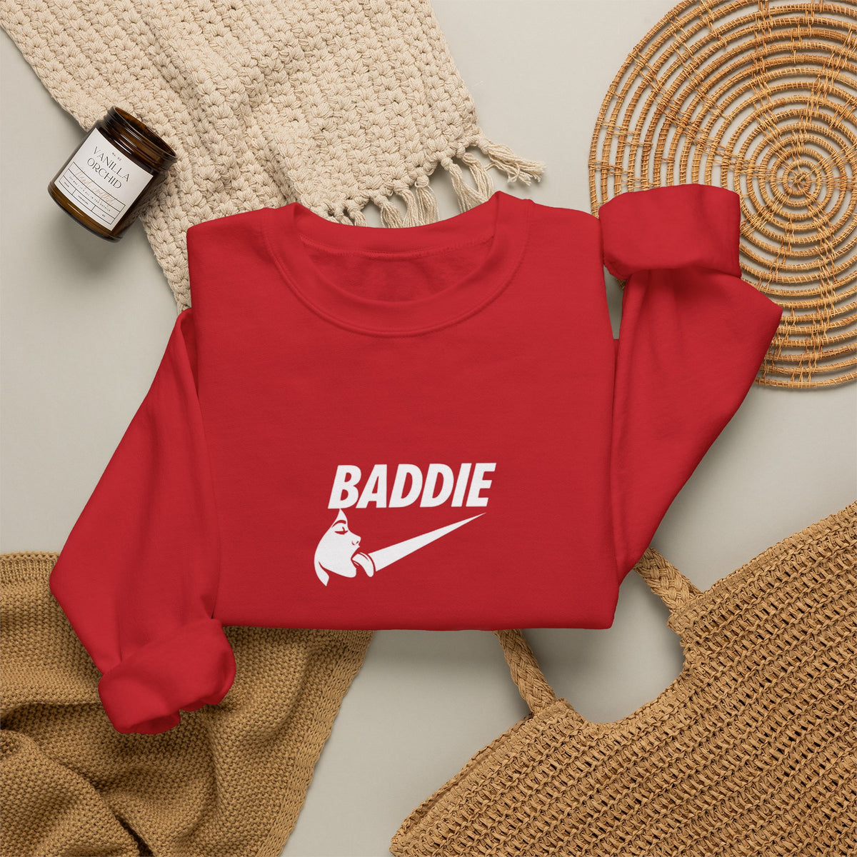 Classic White Crewneck Sweatshirt