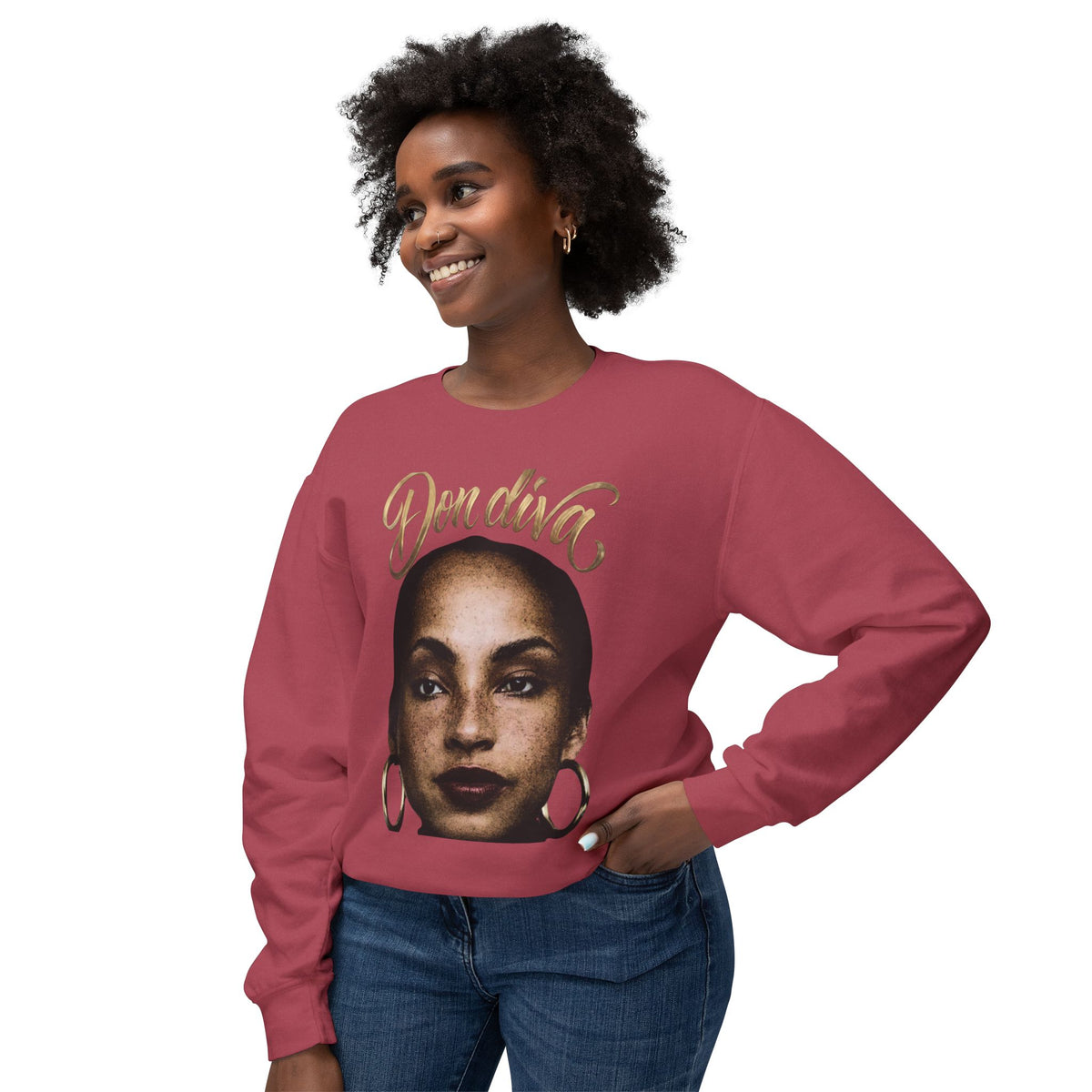 Don Diva Sade  Portrait Sweatshirt