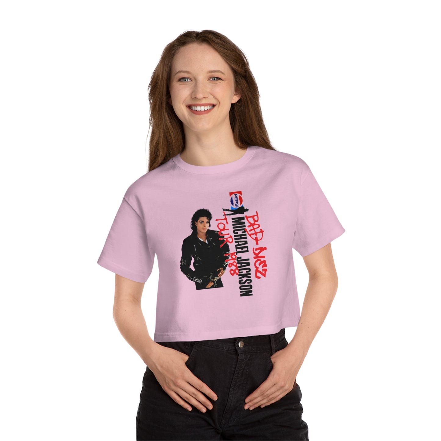 FOREVER MJ Champion Women's Heritage Cropped T-Shirt