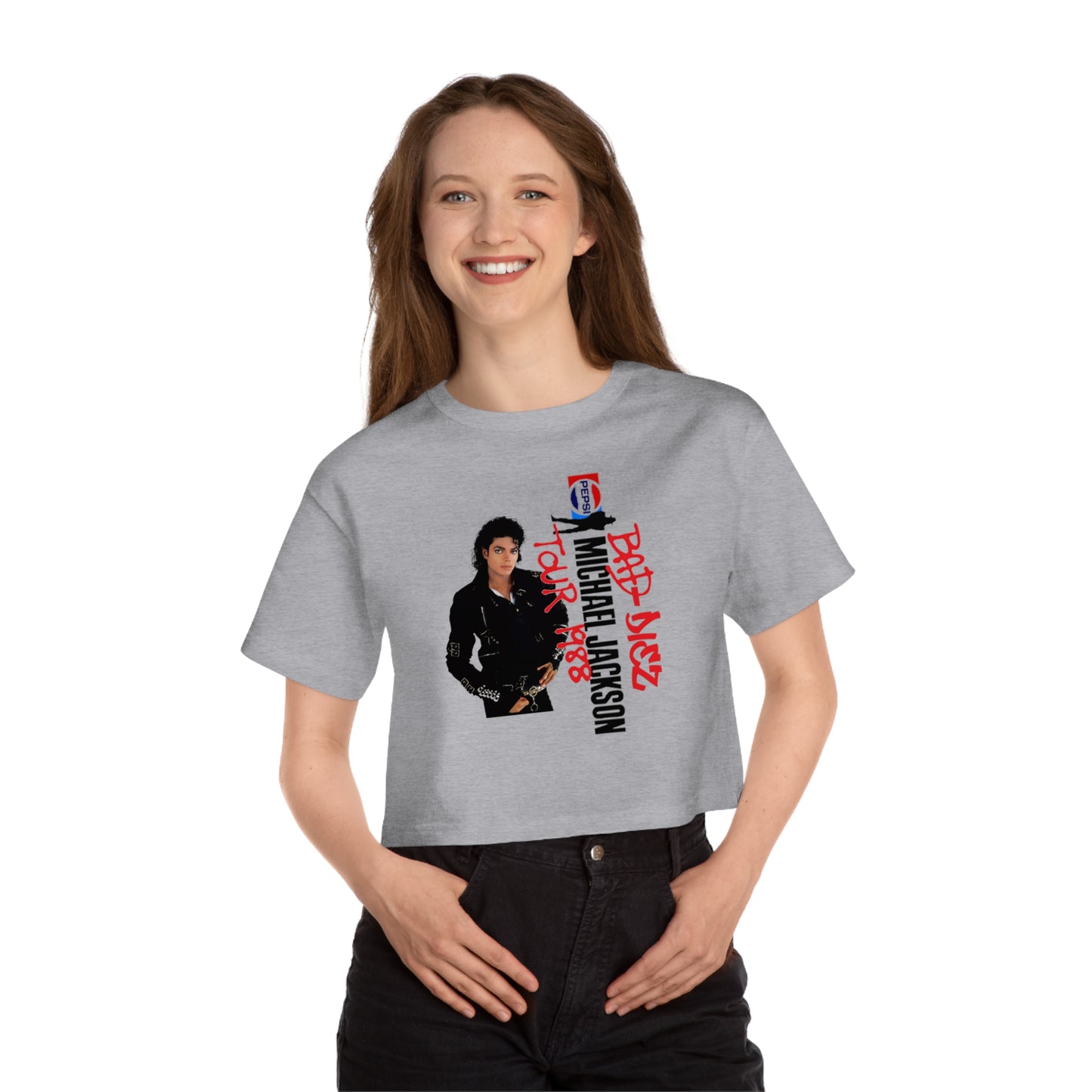 FOREVER MJ Champion Women's Heritage Cropped T-Shirt