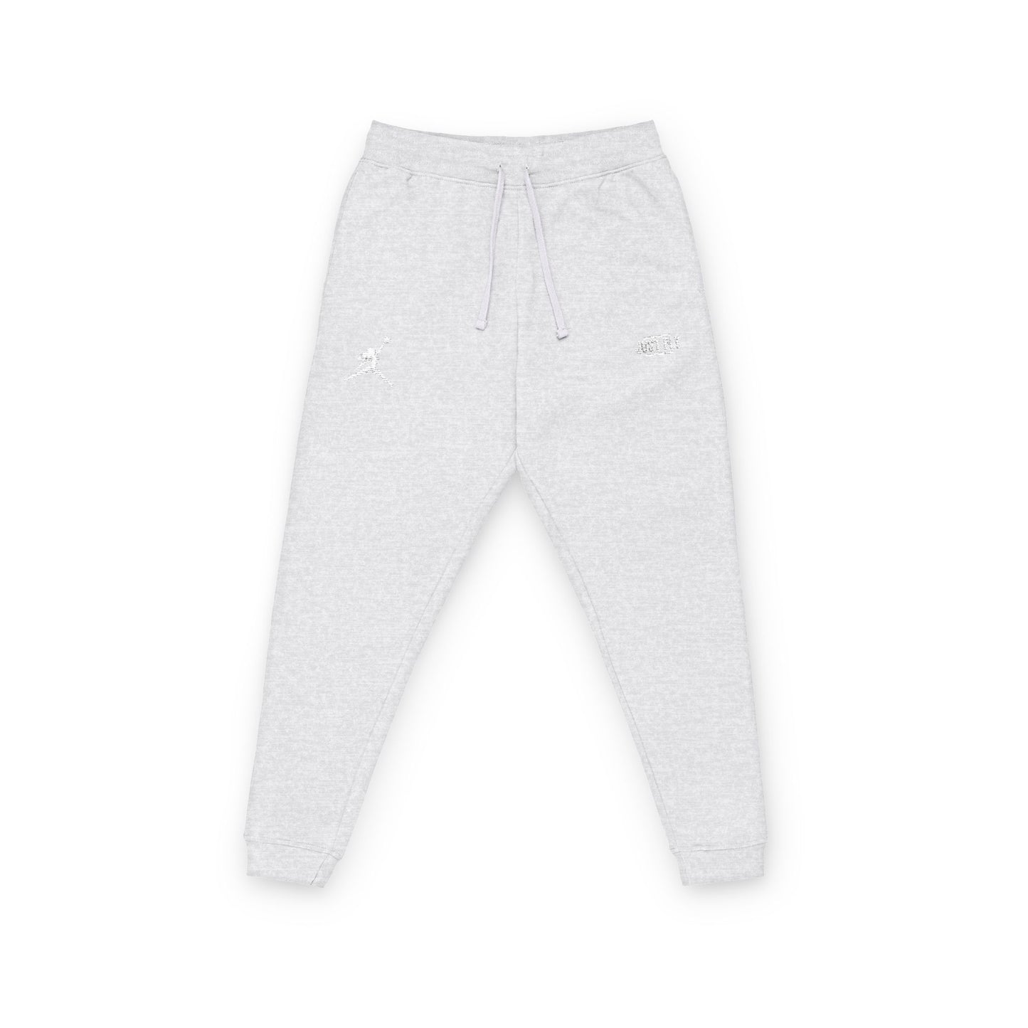JUST FLY Embroidered Fleece Joggers – Streetwear Athletic Sweatpants