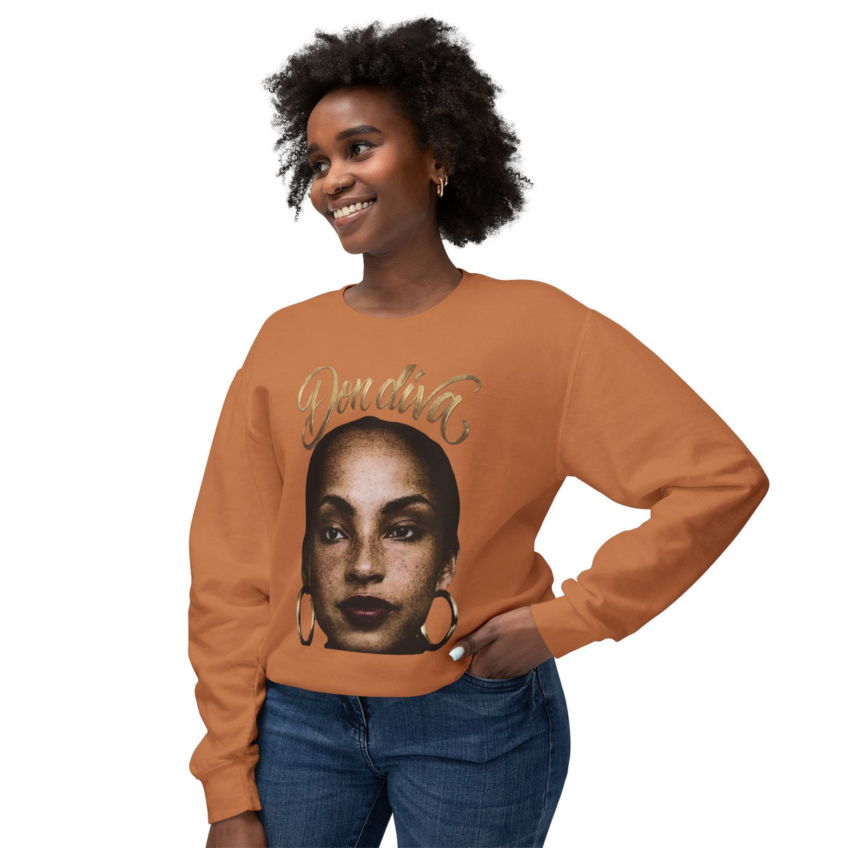 Don Diva Sade  Portrait Sweatshirt
