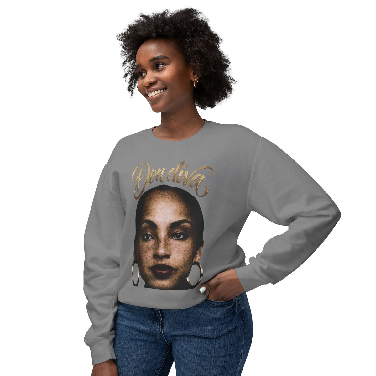 Don Diva Sade  Portrait Sweatshirt