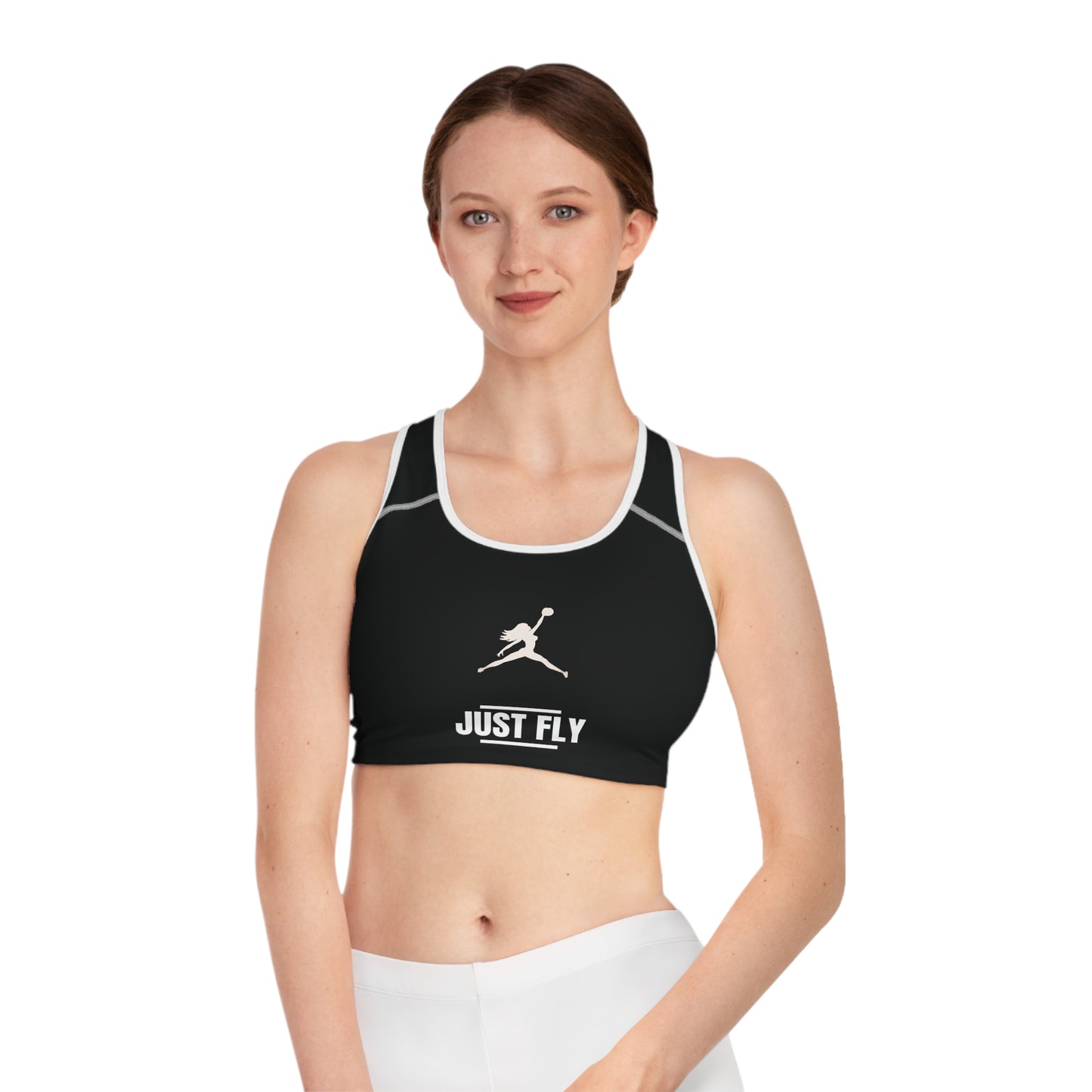 Just Fly Sports Bra - Activewear for Fitness, Sports Enthusiasts, Workout Gear, Perfect for Gym, Yoga & Running