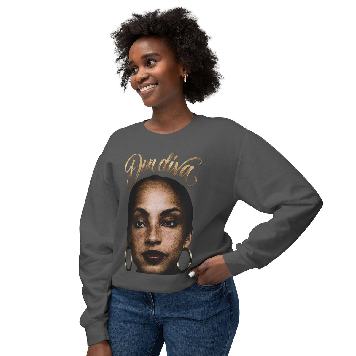 Don Diva Sade  Portrait Sweatshirt