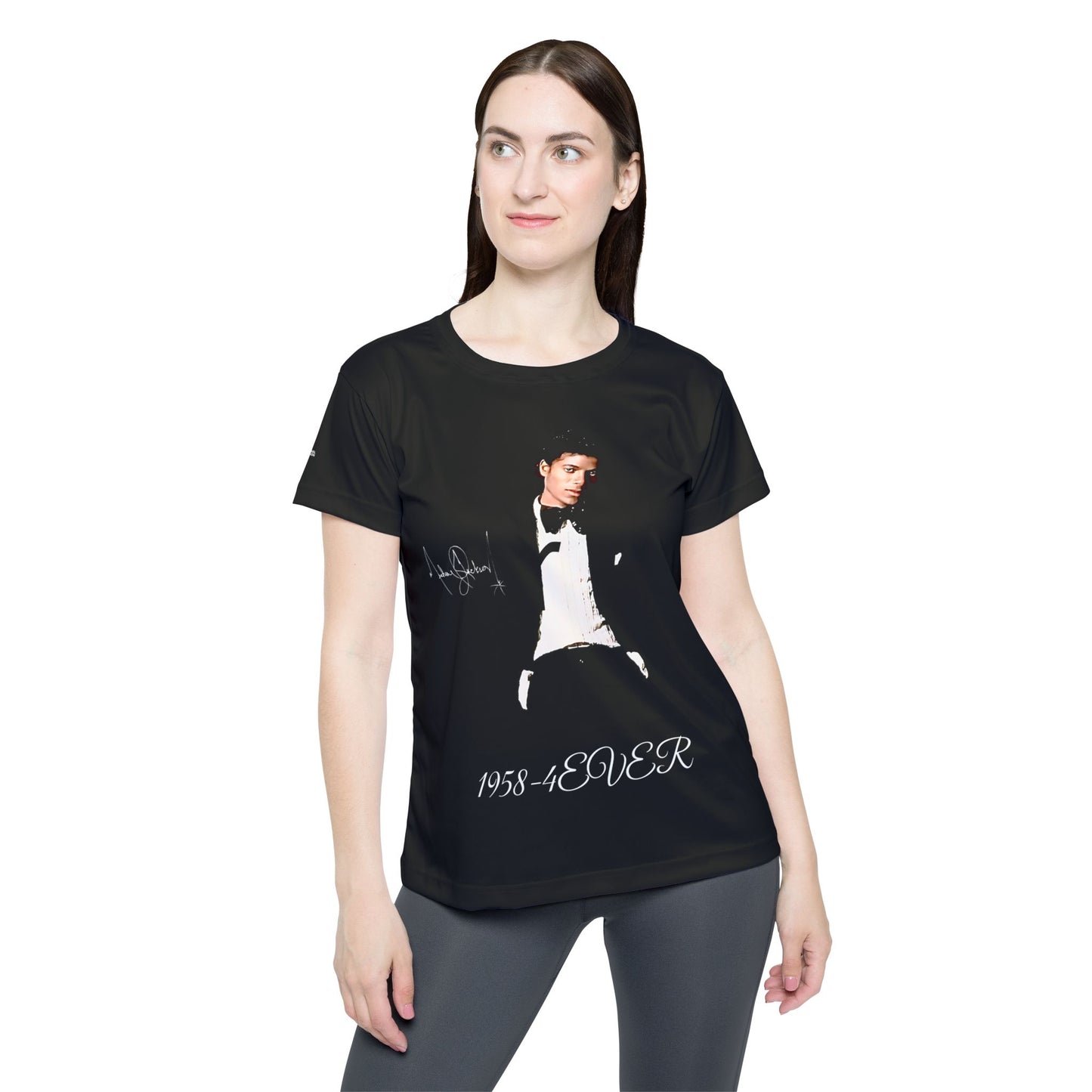 MJ FOREVER Sports Jersey, Tribute Shirt, Unique Activewear, Cool Gift for Fans, Casual Everyday Wear