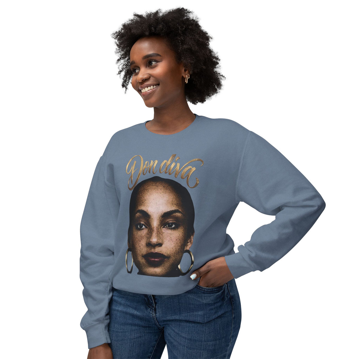 Don Diva Sade  Portrait Sweatshirt