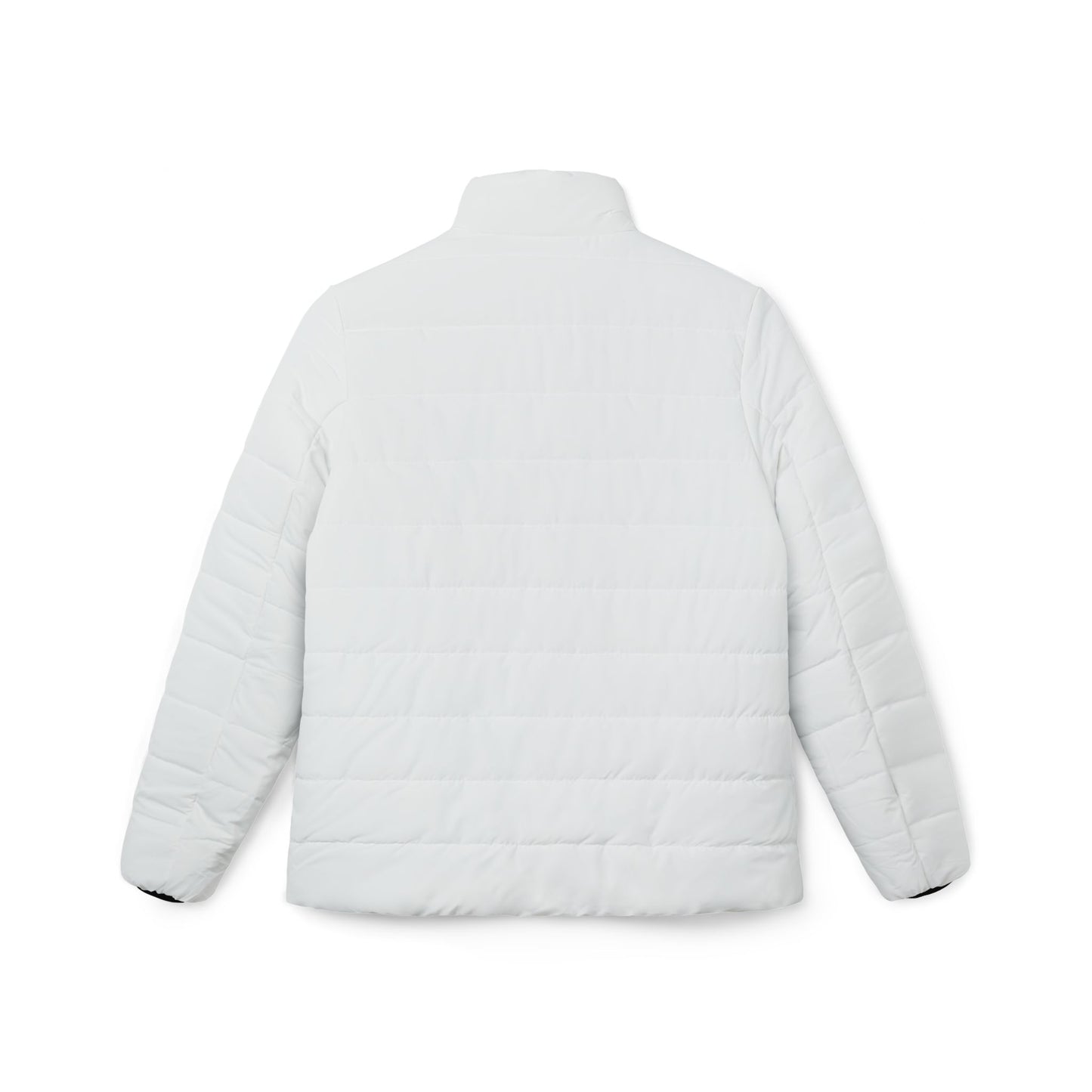 ice cream puffer Jacket — Minimal ‘Daddy’ Script Logo Quilted Coat