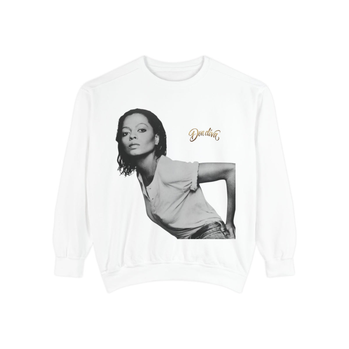don diva Diana Portrait Sweatshirt
