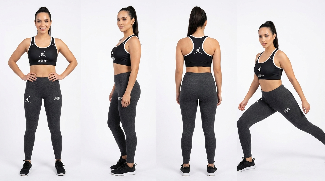 JUST FLY Embroidered Fleece Joggers – Streetwear Athletic Sweatpants