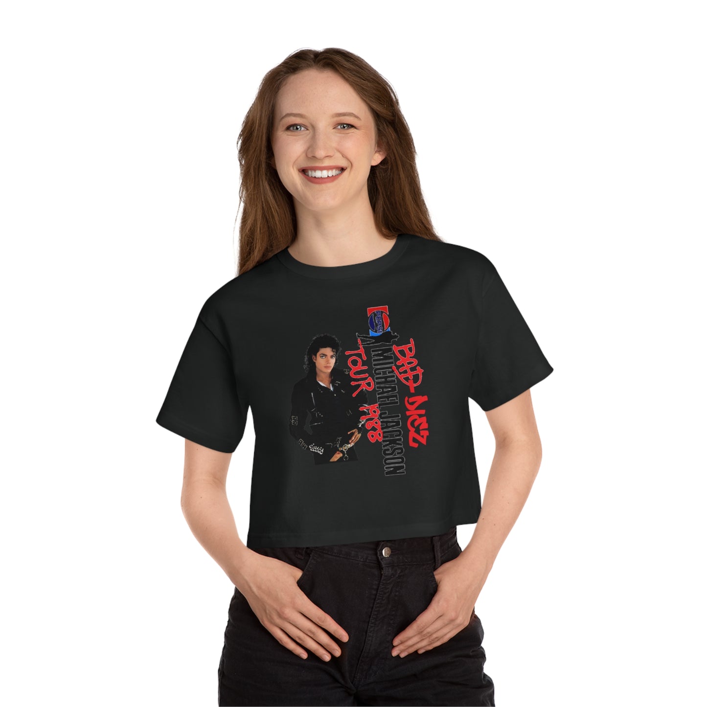 FOREVER MJ Champion Women's Heritage Cropped T-Shirt