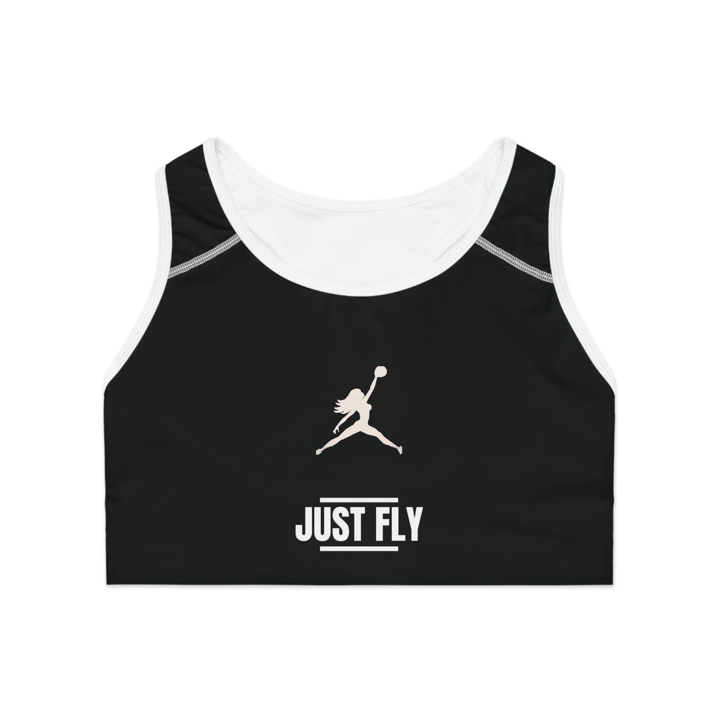 Just Fly Sports Bra - Activewear for Fitness, Sports Enthusiasts, Workout Gear, Perfect for Gym, Yoga & Running