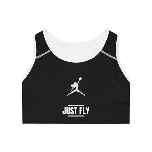 Just Fly Sports Bra - Activewear for Fitness, Sports Enthusiasts, Workout Gear, Perfect for Gym, Yoga & Running