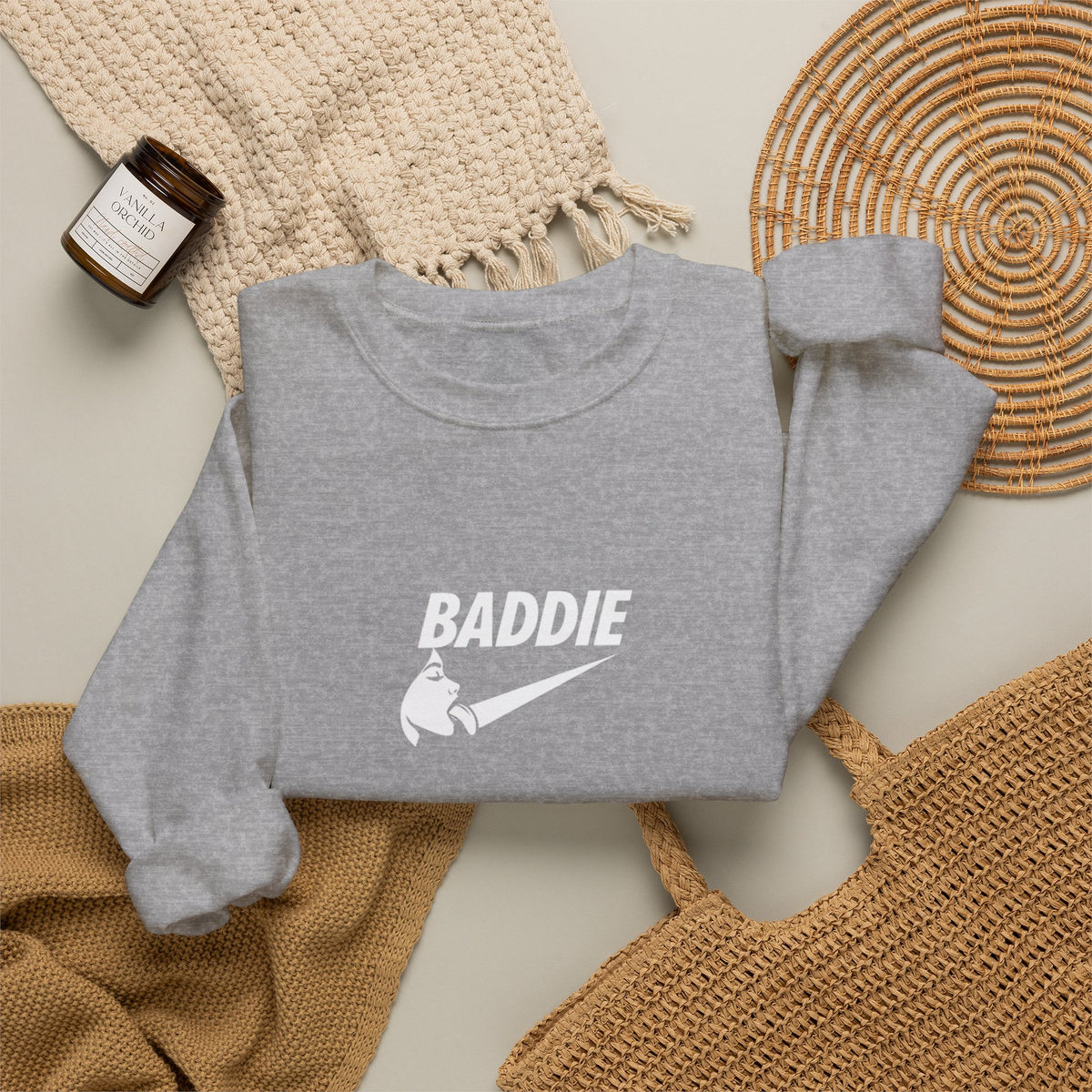 Classic White Crewneck Sweatshirt
