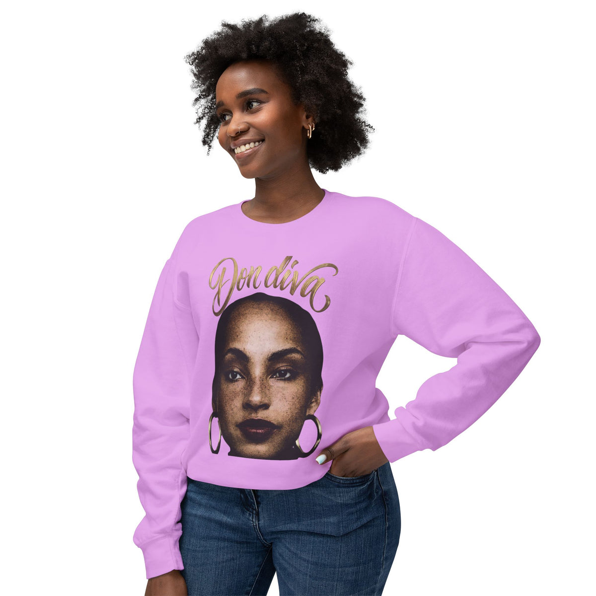 Don Diva Sade  Portrait Sweatshirt
