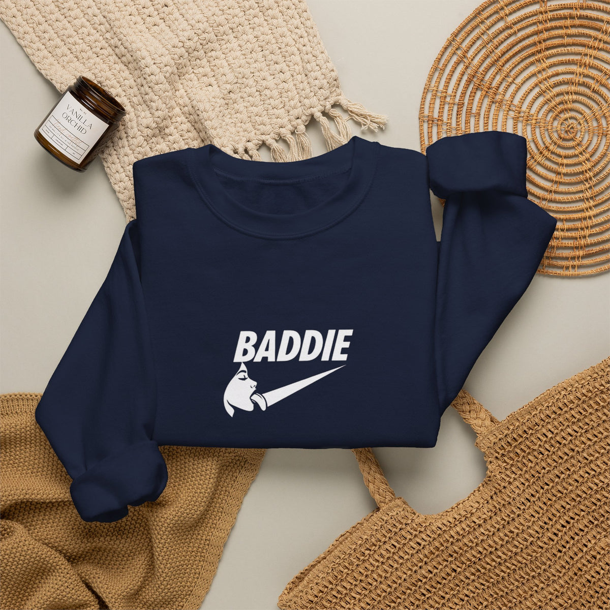 Classic White Crewneck Sweatshirt
