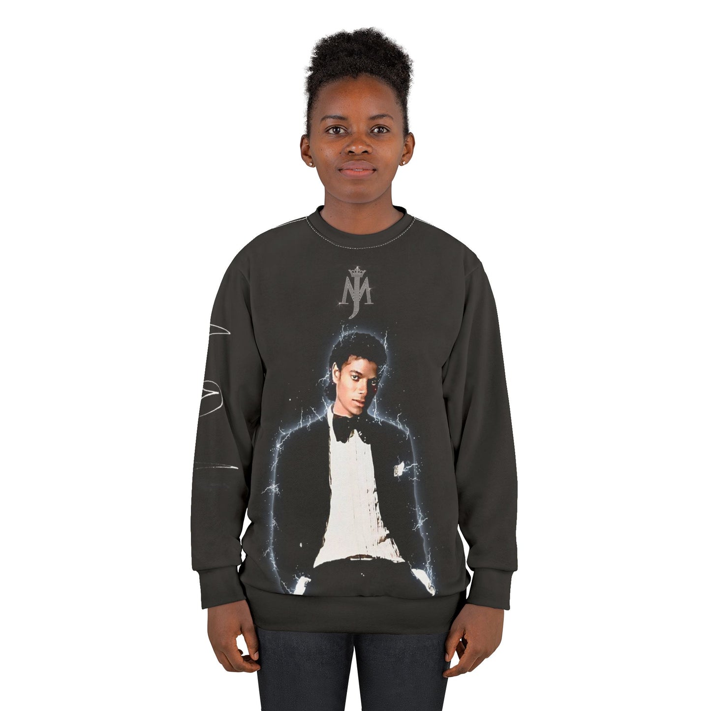 Michael Jackson Unisex Sweatshirt, Retro Music Apparel, Iconic Style, Perfect Gift for Fans, Music Lover's Fashion