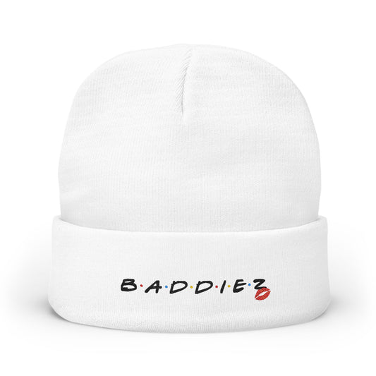 Baddiez Knit Beanie, Cozy Winter Hat, Street Style Accessory, Trendy Fashion Beanie, Gift for Him/Her, Casual Wear