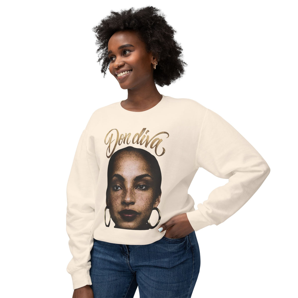 Don Diva Sade  Portrait Sweatshirt