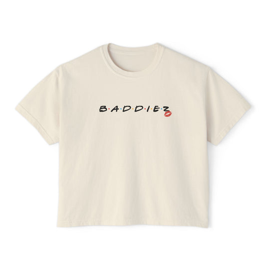 Chic Baddiez Boxy Tee | Casual Women’s Fashion | Everyday Wear, Street Style, Gift for Friends, Summer Top