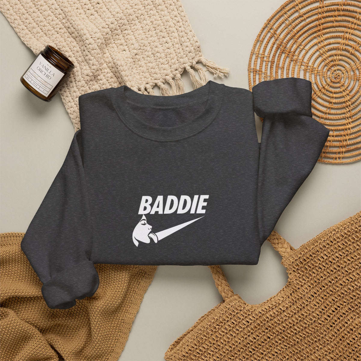 Classic White Crewneck Sweatshirt