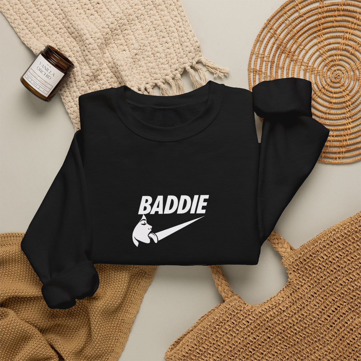 Classic White Crewneck Sweatshirt