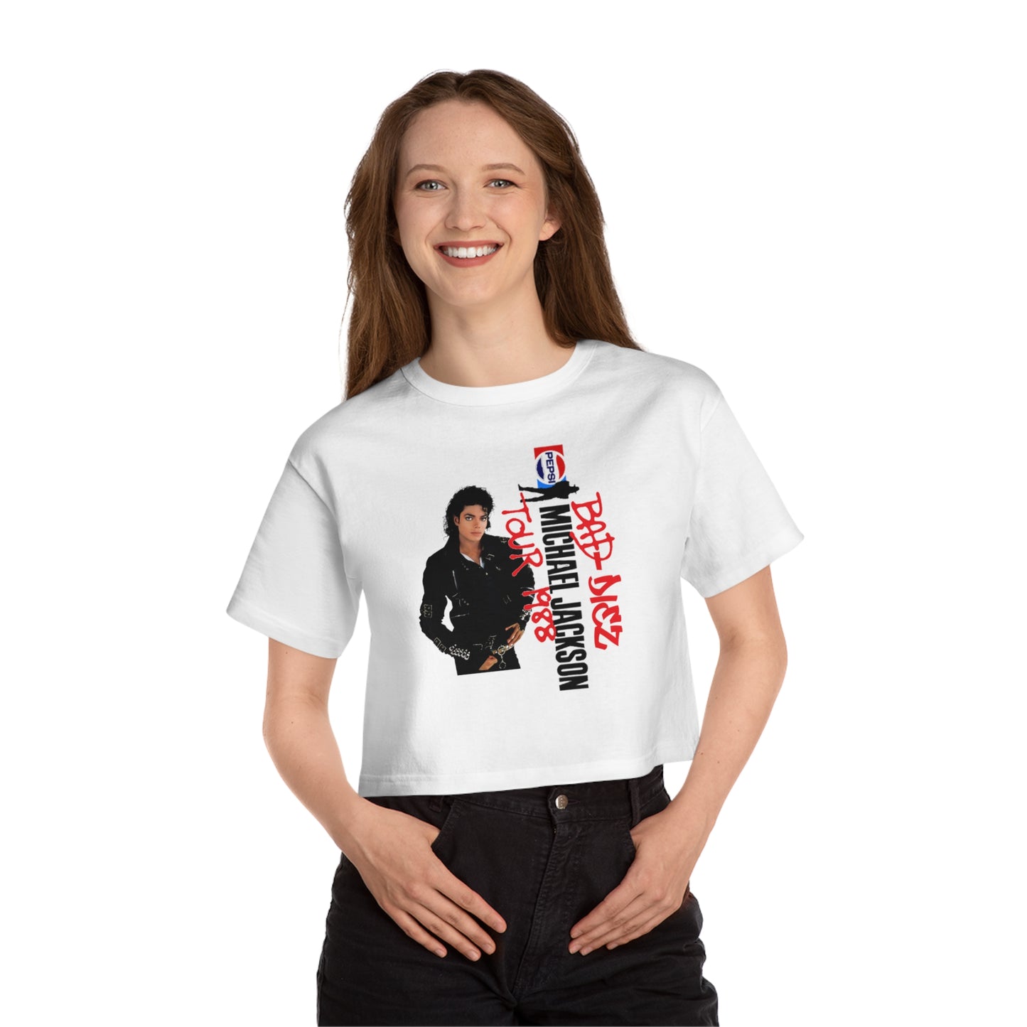 FOREVER MJ Champion Women's Heritage Cropped T-Shirt