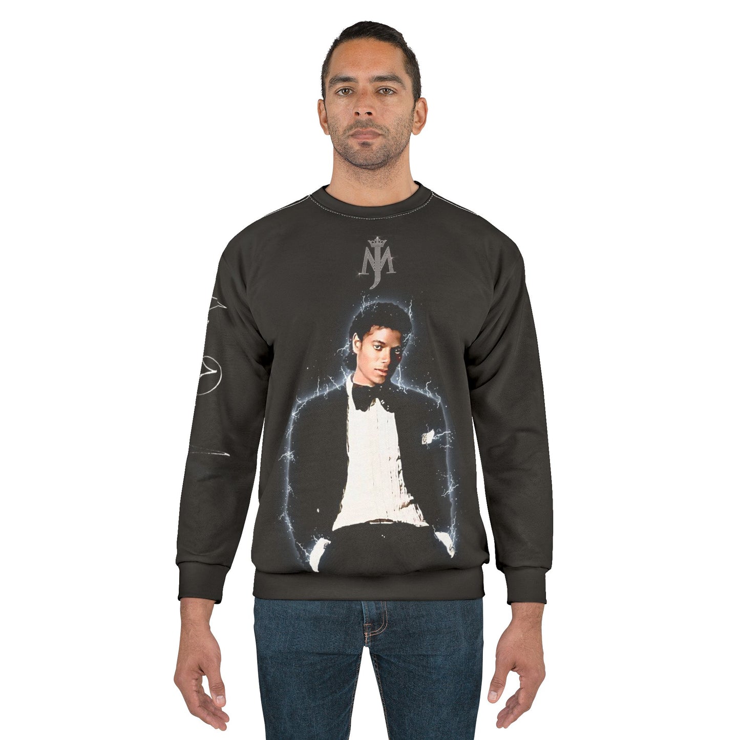 Michael Jackson Unisex Sweatshirt, Retro Music Apparel, Iconic Style, Perfect Gift for Fans, Music Lover's Fashion