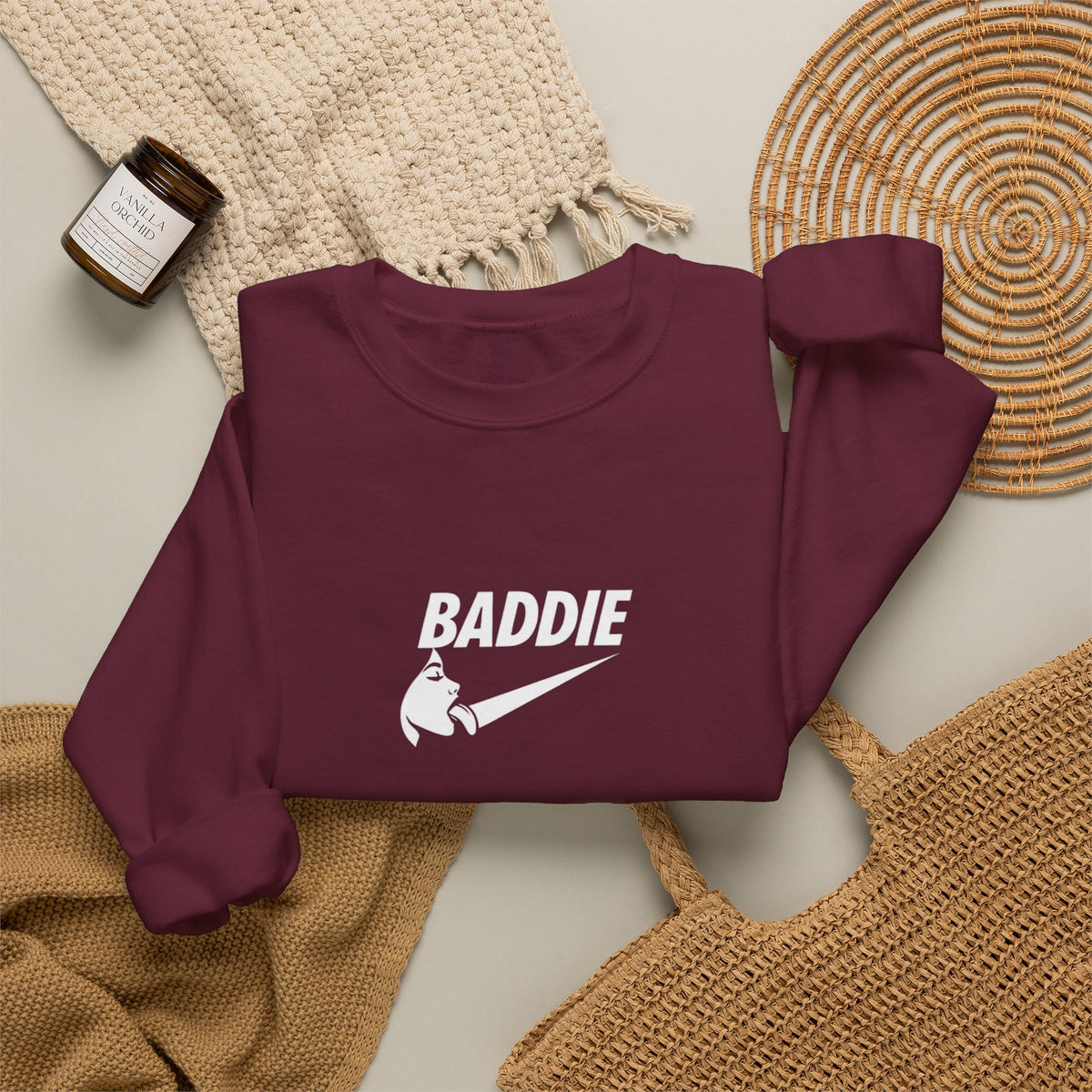 Classic White Crewneck Sweatshirt