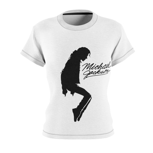 MJ FOREVER  Women's Graphic Tee - Retro Music Shirt, AOP Tee, Music Lover Gift, Concert Attire, Vintage Style