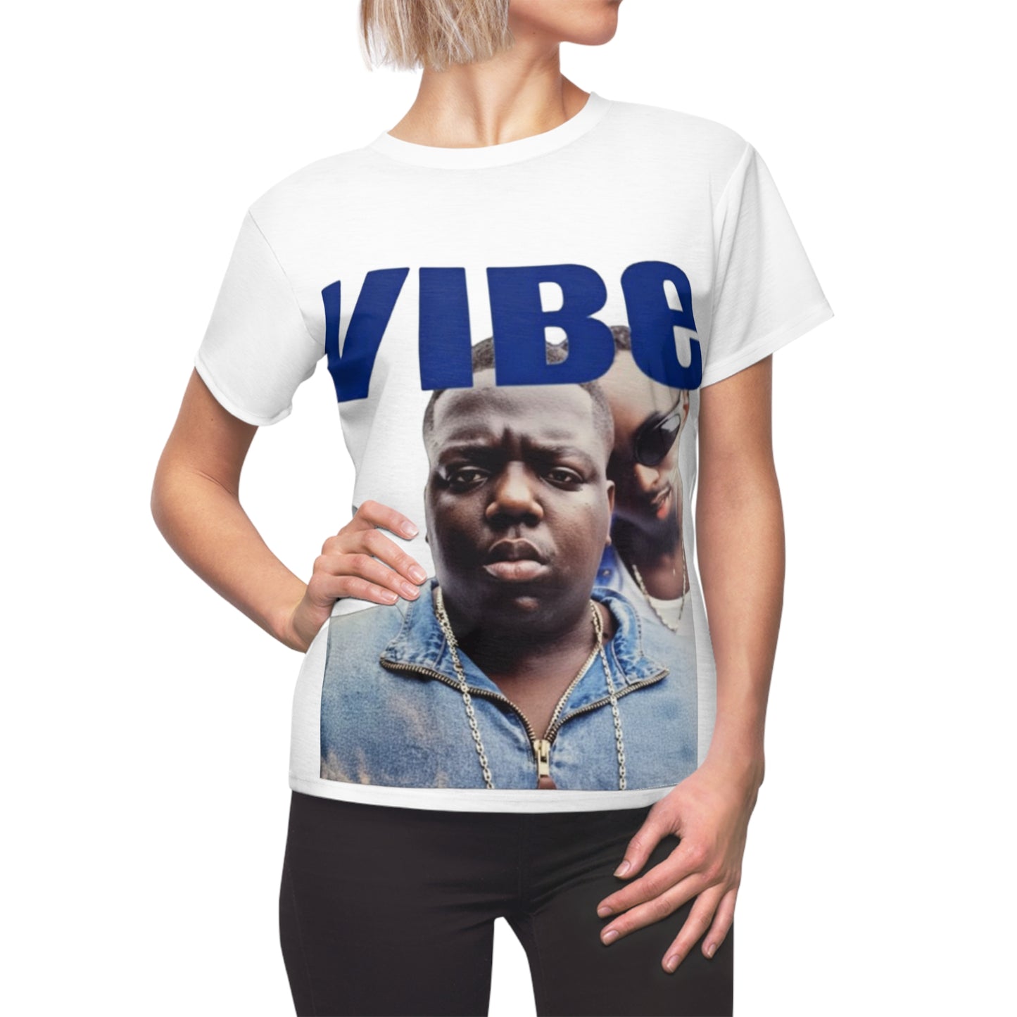 Retro Vibe Graphic Tee for Women - Nostalgic Hip-Hop Style