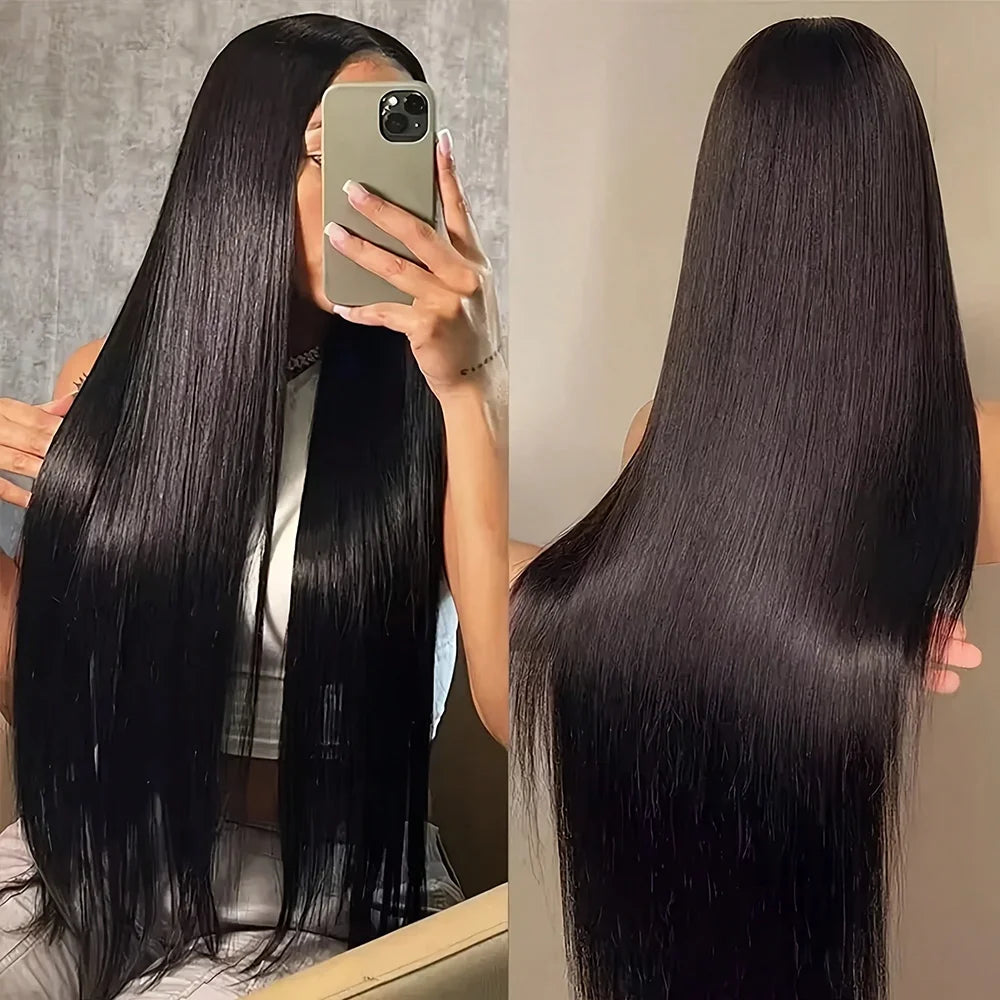 OKVOKV Straight Bundles Human Hair 12A Human Hair 3 Bundles Straight Hair Brazilian Hair Human Hair Bundles Virgin Human Hair Bundles Remy Human Hair Bundles 20 22 24 Inch Human Hair Extensions