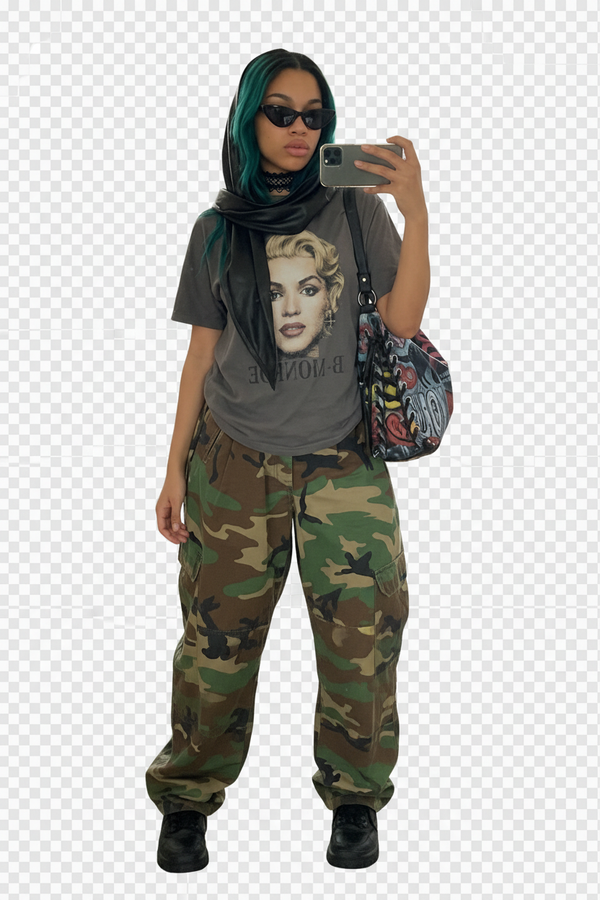 Girl with background removed