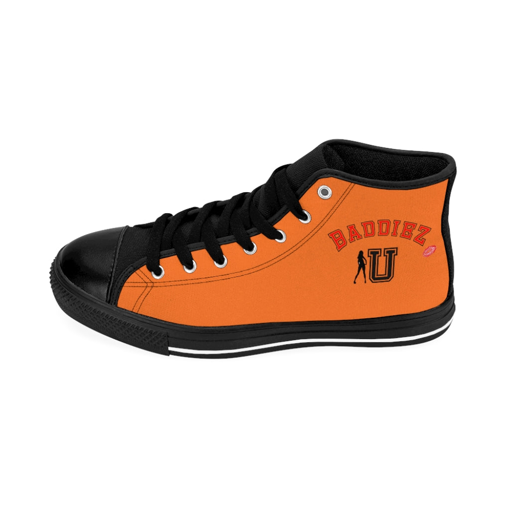 Baddiez U Women's High-top Sneakers (Orange)