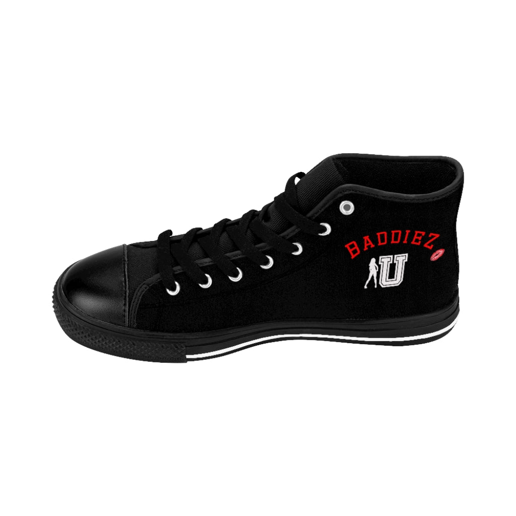 Baddiez U Women's High-top Sneakers (Black)