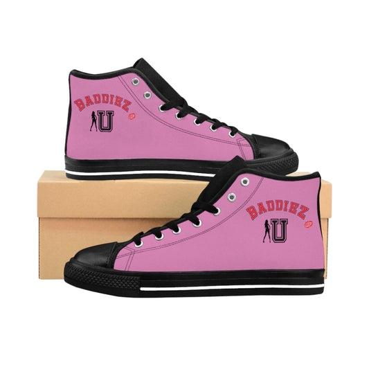 Baddiez U Women's High-top Sneakers (Pink)