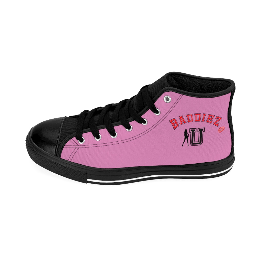 Baddiez U Women's High-top Sneakers (Pink)