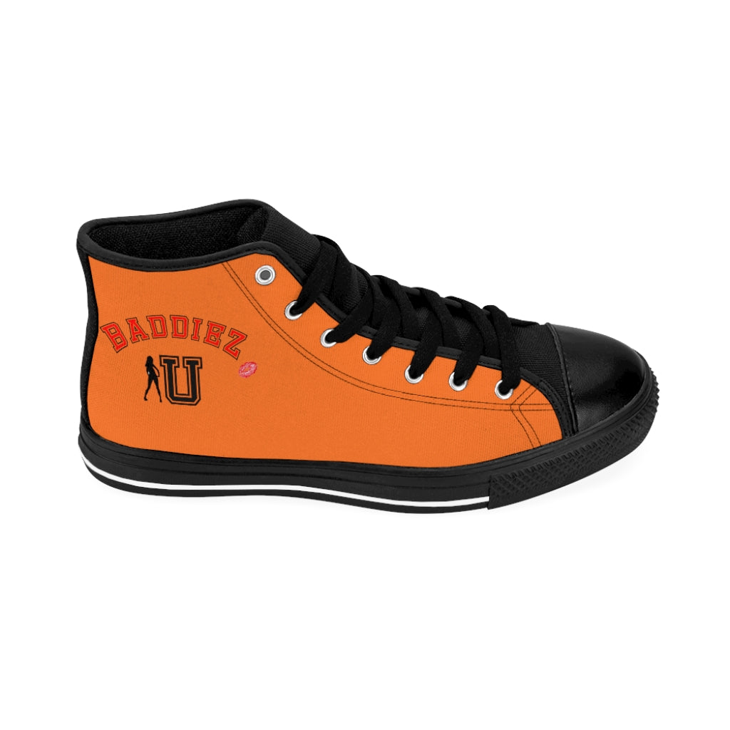 Baddiez U Women's High-top Sneakers (Orange)