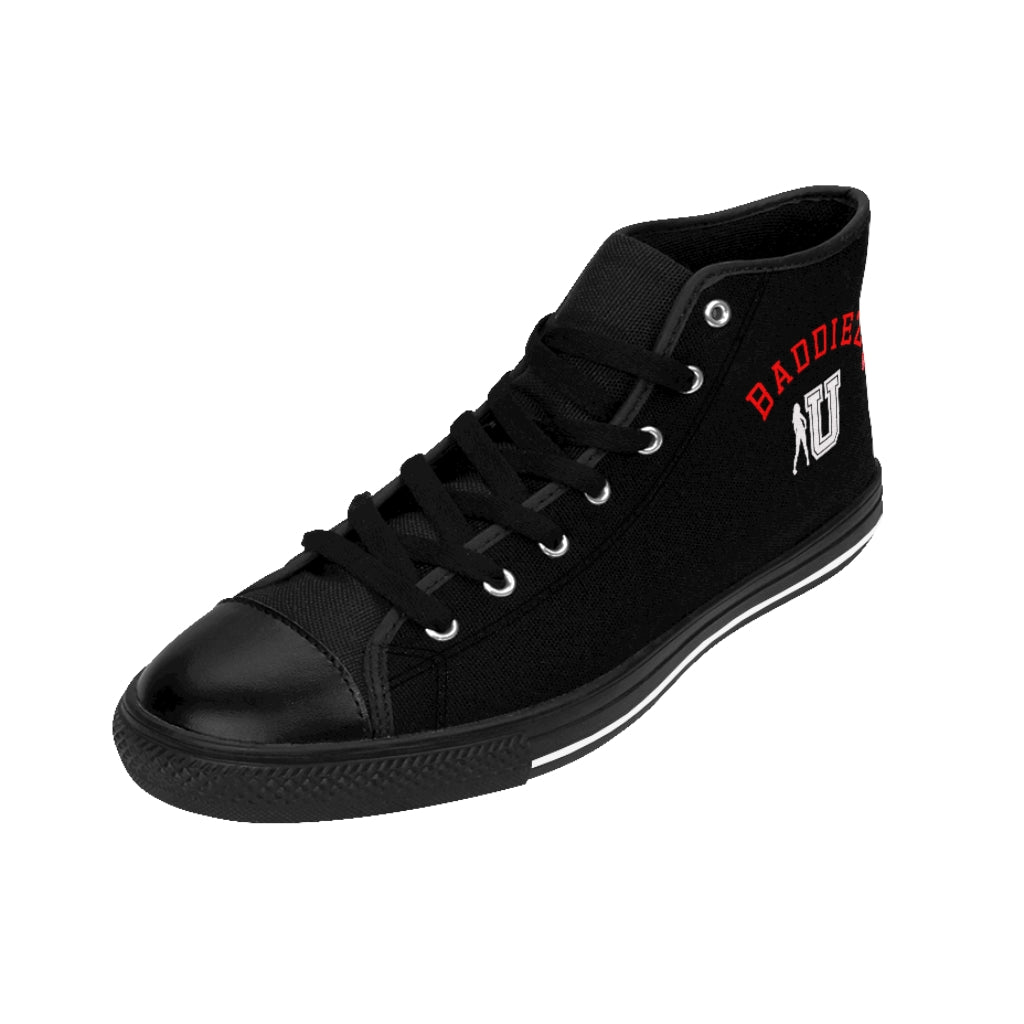 Baddiez U Women's High-top Sneakers (Black)