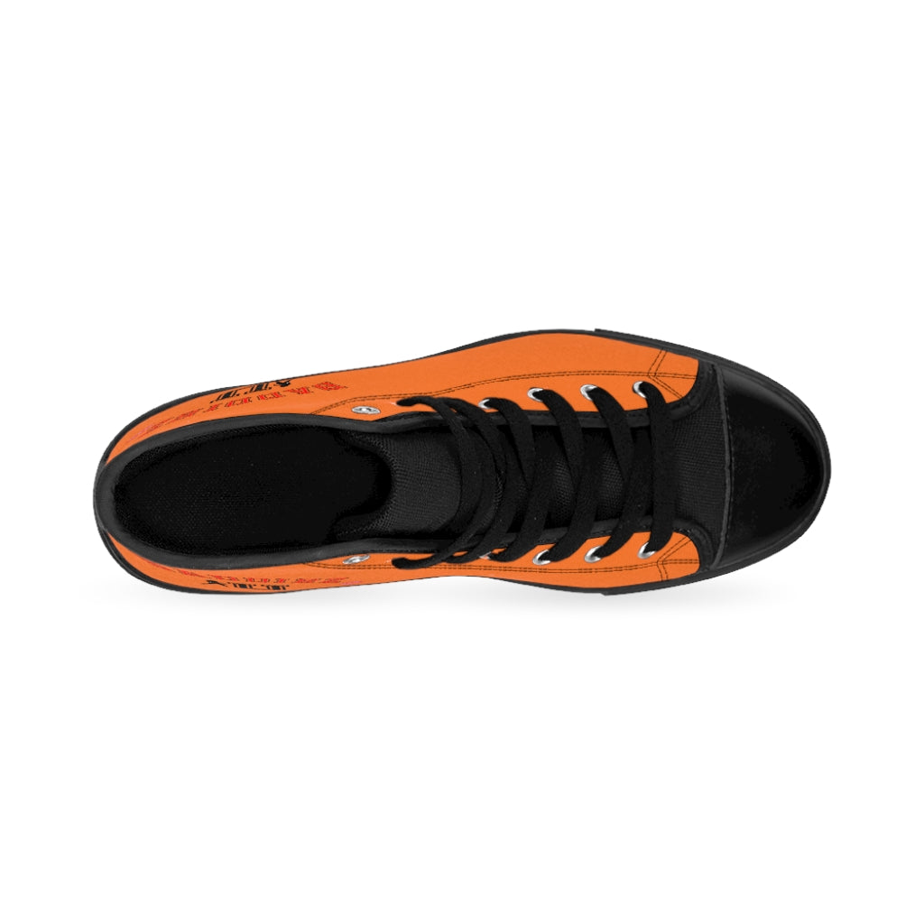 Baddiez U Women's High-top Sneakers (Orange)