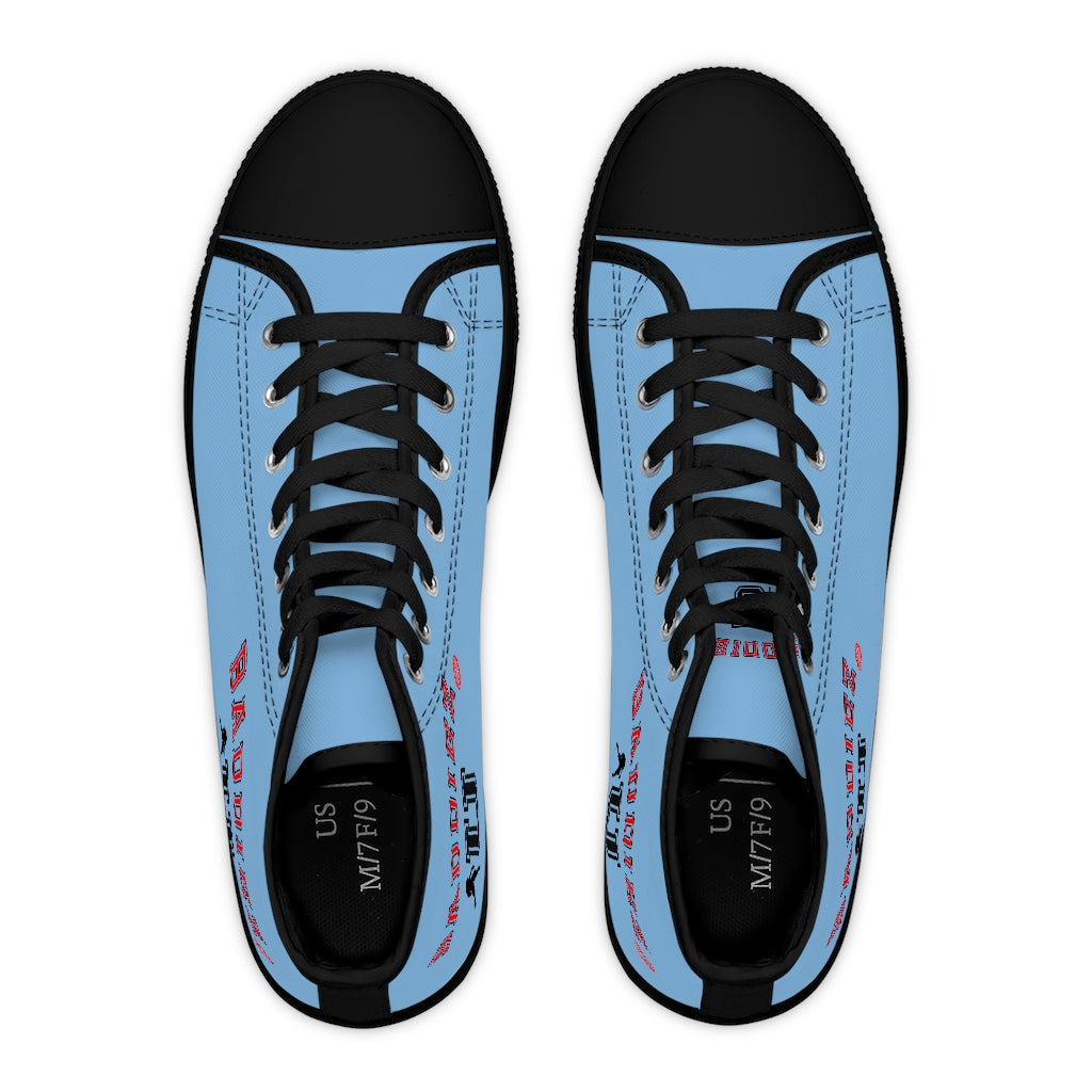 Baddiez U Women's High Top Sneakers (blue)