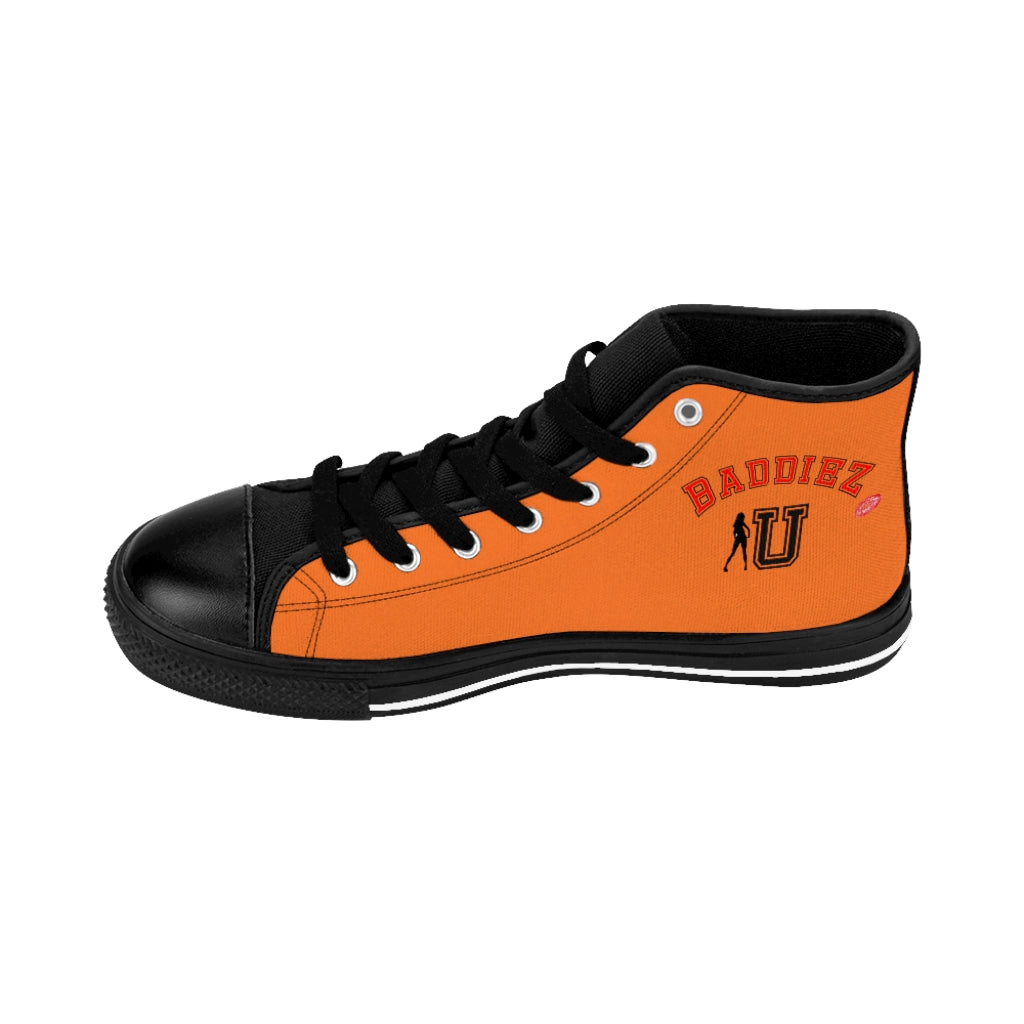 Baddiez U Women's High-top Sneakers (Orange)