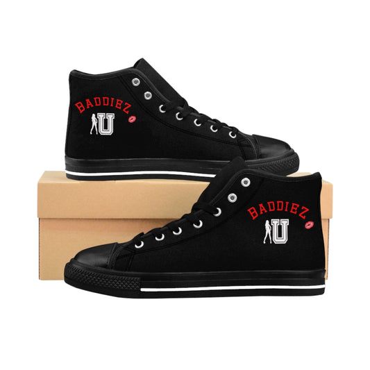 Baddiez U Women's High-top Sneakers (Black)