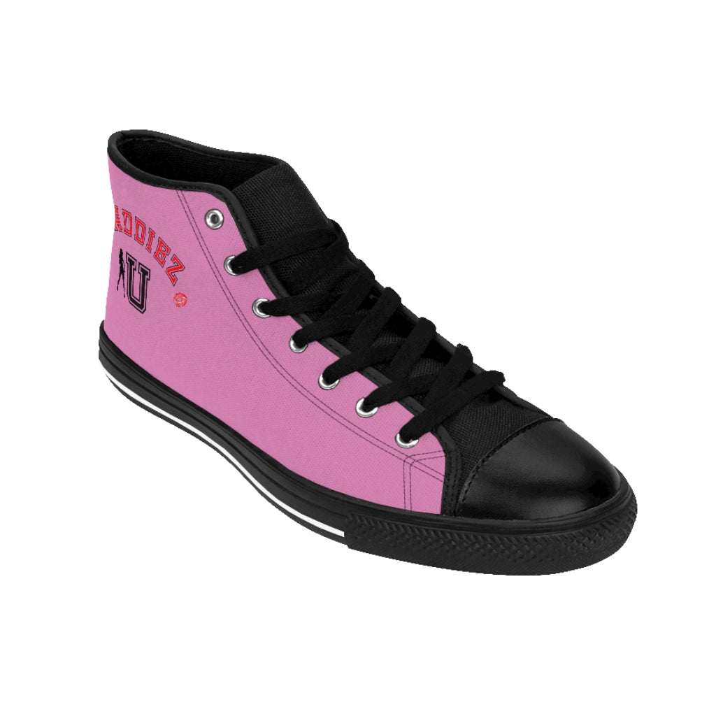 Baddiez U Women's High-top Sneakers (Pink)