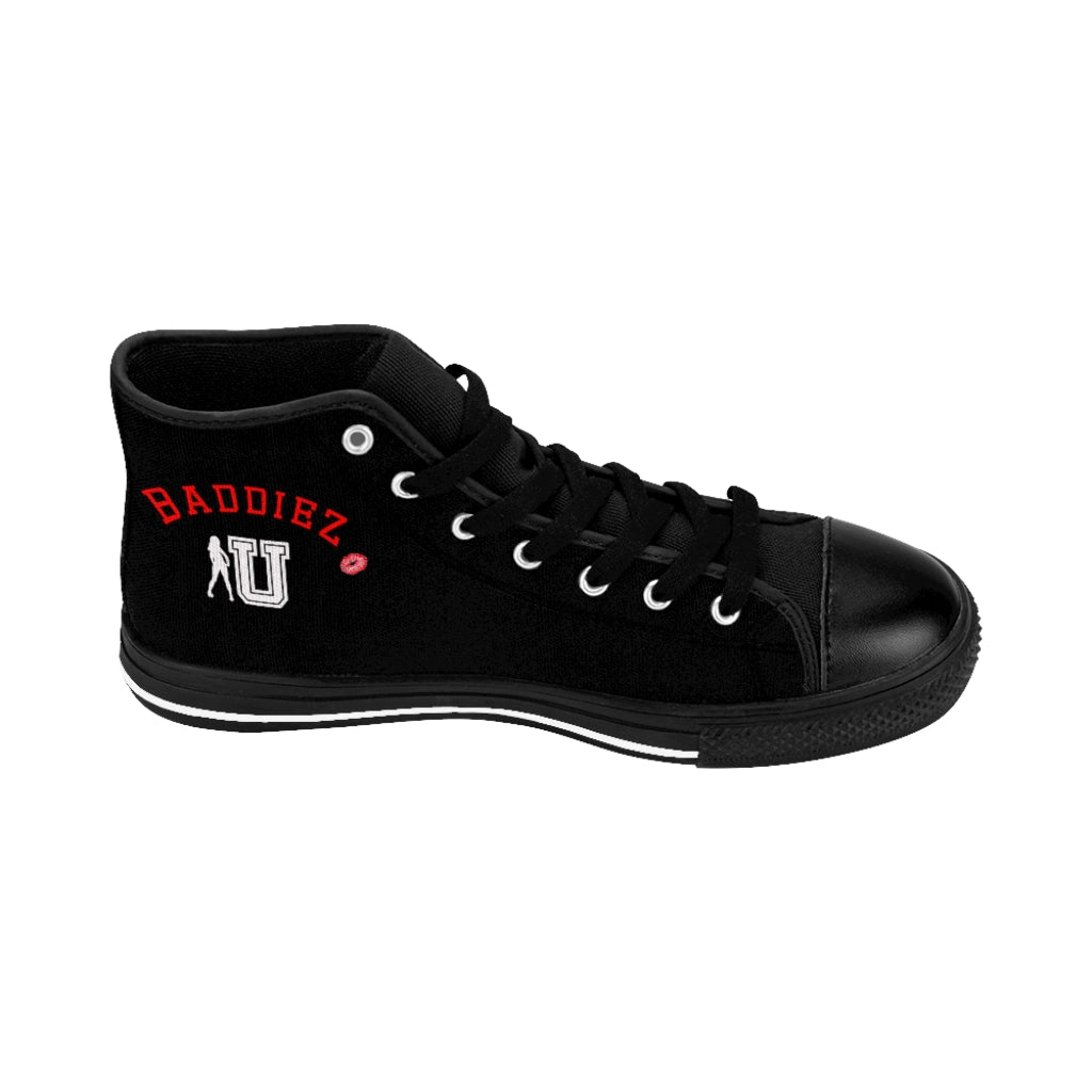 Baddiez U Women's High-top Sneakers (Black)