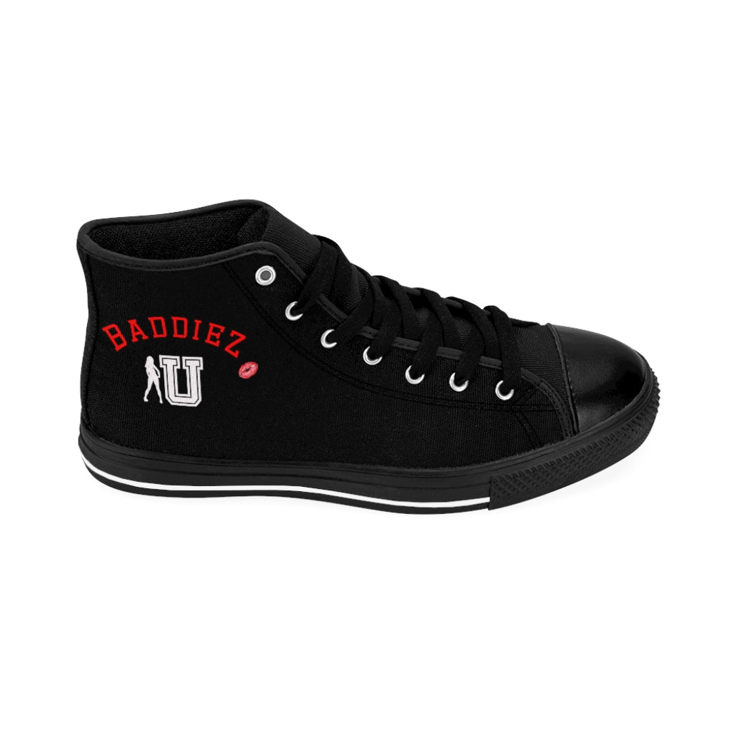 Baddiez U Women's High-top Sneakers (Black)