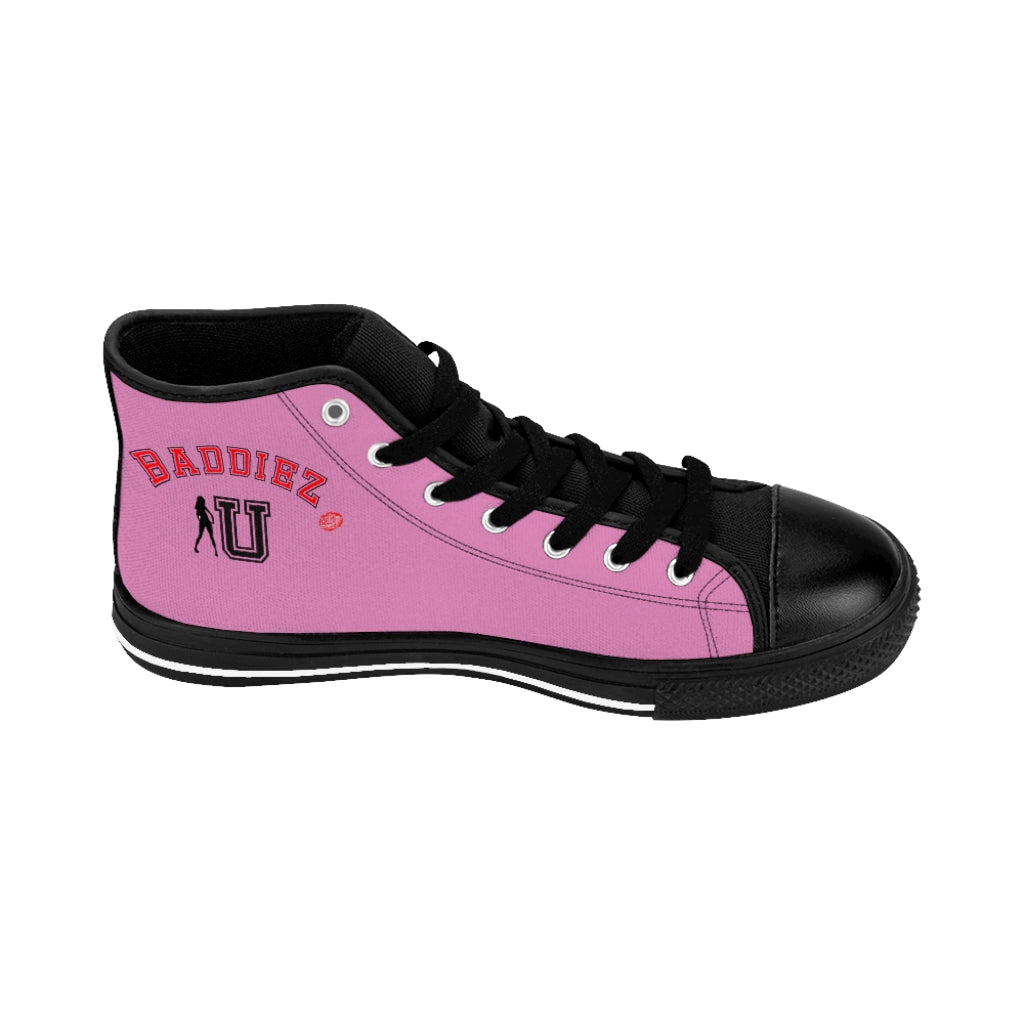 Baddiez U Women's High-top Sneakers (Pink)