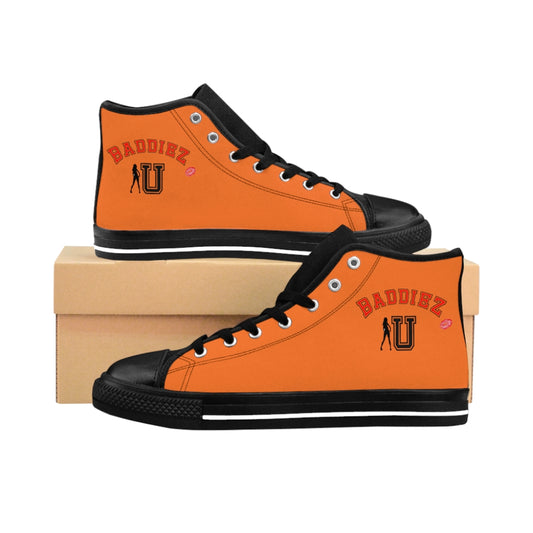 Baddiez U Women's High-top Sneakers (Orange)
